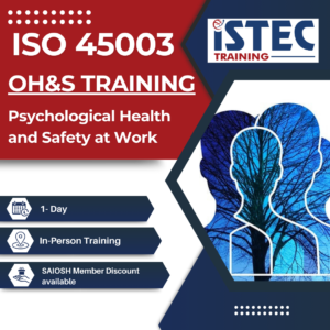 ISO 45003 Psychological Health and Safety at Work 1 Day Training